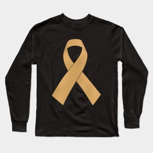 Golden Ribbon Long Sleeve T-Shirt